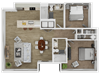 Pilchuck 2 bed 2 bath